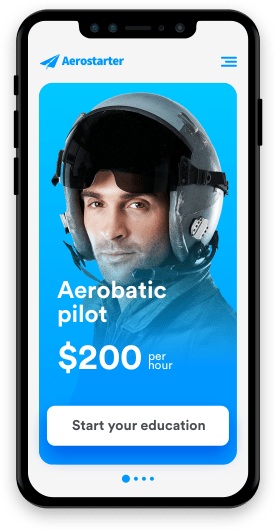 Aerobatic pilot