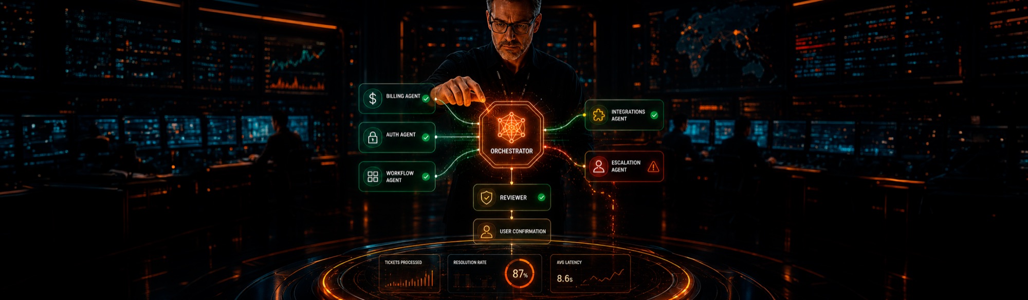 Multi-agent system architecture: a teardown of how we built a customer support agent
